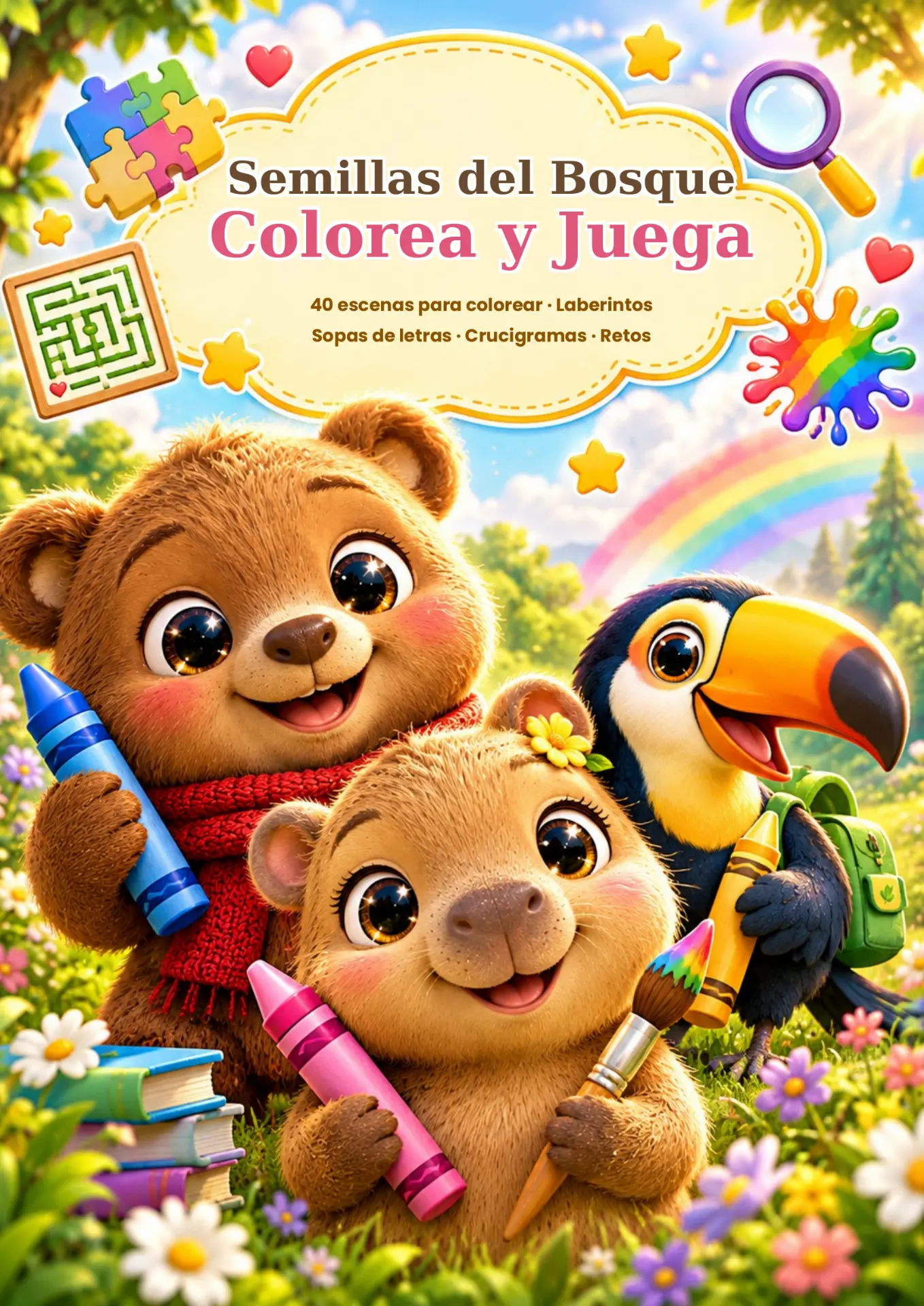 Cuaderno «Colorea y Juega»